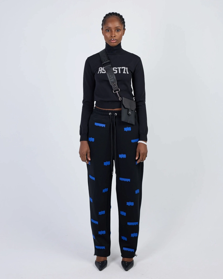 Джоггеры KINO PATTERN LOGO 580GR ASIA ST 71, цвет: Черный, Ast71.kino-jogg-pattern-bl купить онлайн