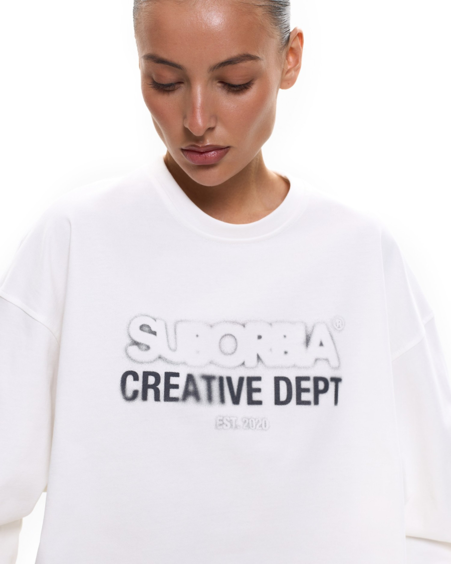 Лонгслив CD Suborbia, цвет: WHITE, 006170 купить онлайн