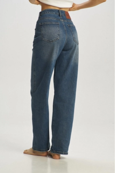 Джинсы BAGGY с потертостями Blue Erist store, цвет: blue, НФ-00000818 со скидкой купить онлайн