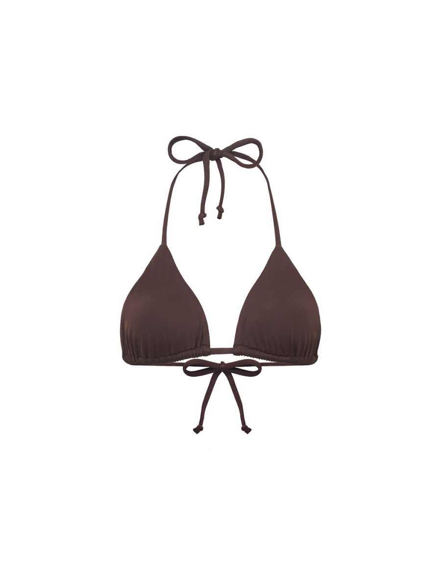 Лиф Triangle Bikini Coffee Bean