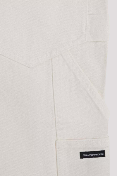 Джинсы ГОША РУБЧИНСКИЙ, цвет: молочный, JNS_0501_off_white купить онлайн