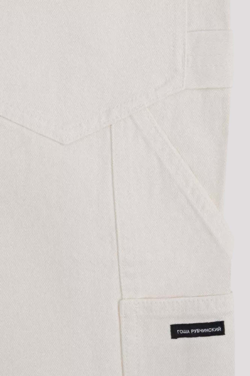 Джинсы ГОША РУБЧИНСКИЙ, цвет: молочный, JNS_0501_off_white купить онлайн
