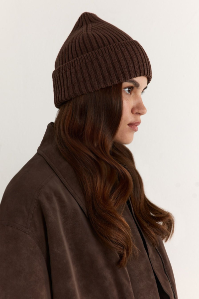 Шапка из 100% хлопка TOPTOP, цвет: коричневый TT.601.16472.700 купить онлайн