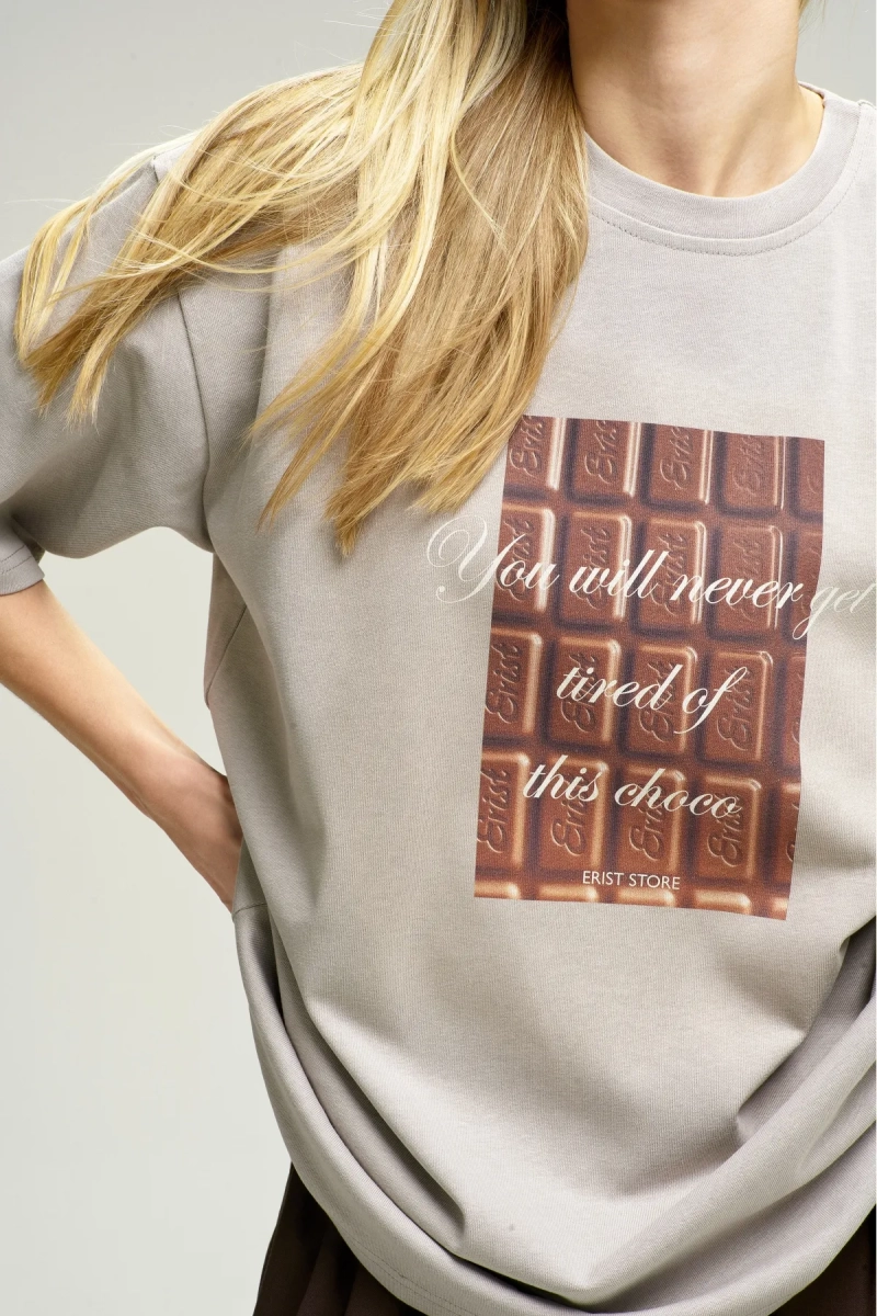 Футболка Erist Choco Grey Erist store, цвет: серый, НФ-00002917 купить онлайн