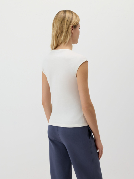 Футболка-топ Conso, цвет: молочный,  купить онлайн