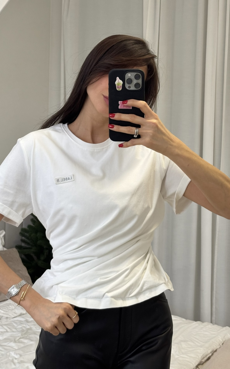 Футболка TWIST WHITE Label .B, цвет: WHITE, Tp.01.42WH купить онлайн