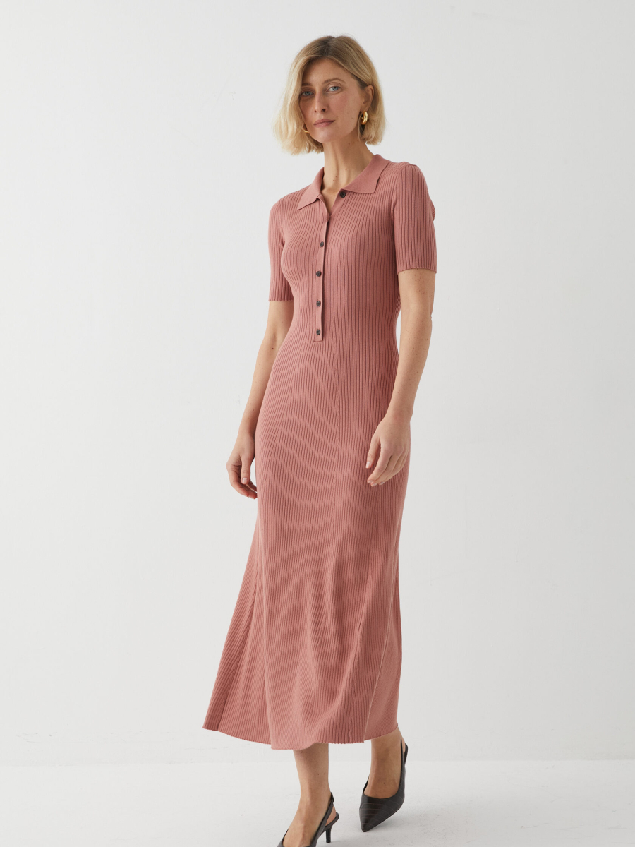 Платье миди Marou, цвет: розовый, Mar_26020905 купить онлайн