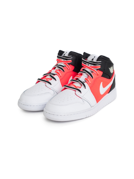 Кроссовки подростковые Jordan 1 Mid SE "Infared" GS NKDADDYS SNEAKERS, цвет: Чёрный FB4417-016 купить онлайн