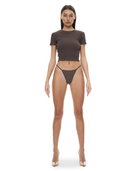 Футболка базовая Suborbia, цвет: коричневый, 05421 купить онлайн