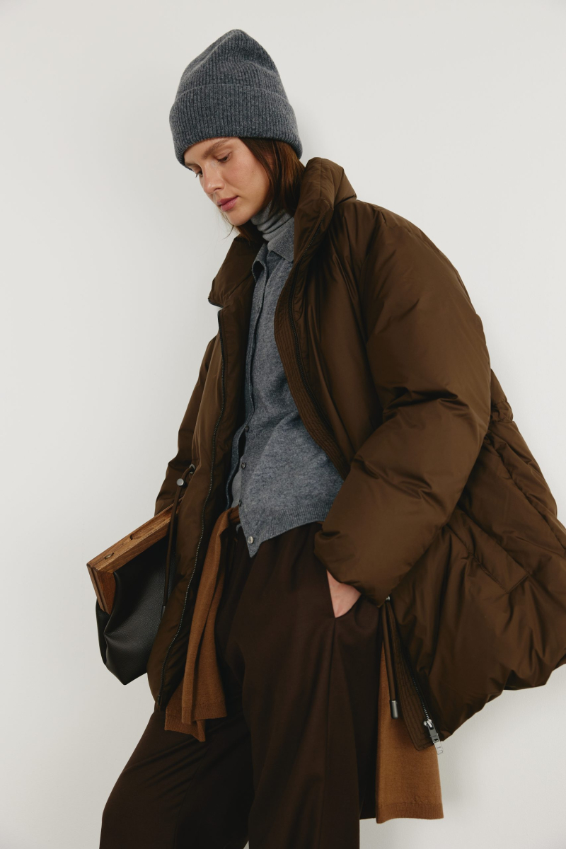 Пуховик "Envelope" CHUBA, цвет: коричневый,  купить онлайн