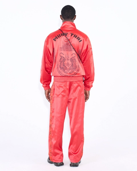 Костюм мужской МУАЙ-ТАЙ ASIA ST 71, цвет: красный, Ast71.suit-Thai-red купить онлайн