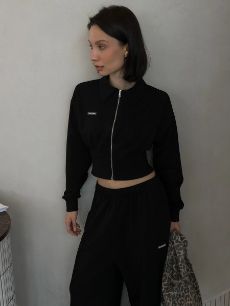 Зип худи "FLY" MIARTLAND, цвет: Черный, НФ-00000786 купить онлайн