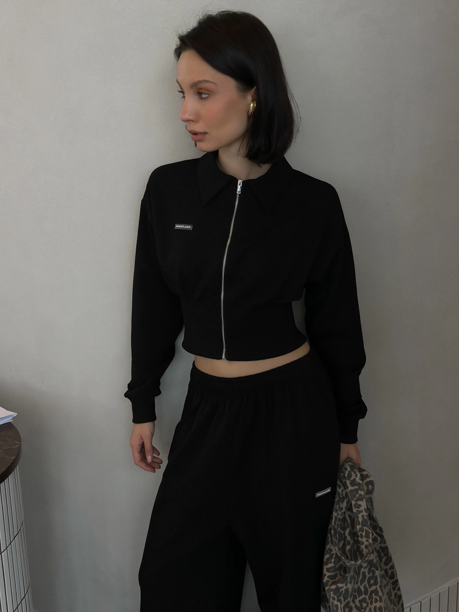 Зип худи "FLY" MIARTLAND, цвет: Черный, НФ-00000786 купить онлайн