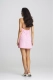 Платье мини из смесового льна Pink Erist store, цвет: розовый, НФ-00002472 купить онлайн