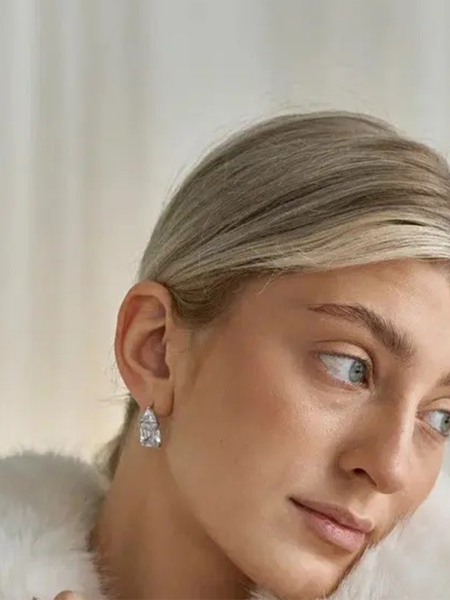 Серьги Tosya Premium с фианитами Diamond Tosya Store, цвет: серебро, 20-72-00331-311 купить онлайн