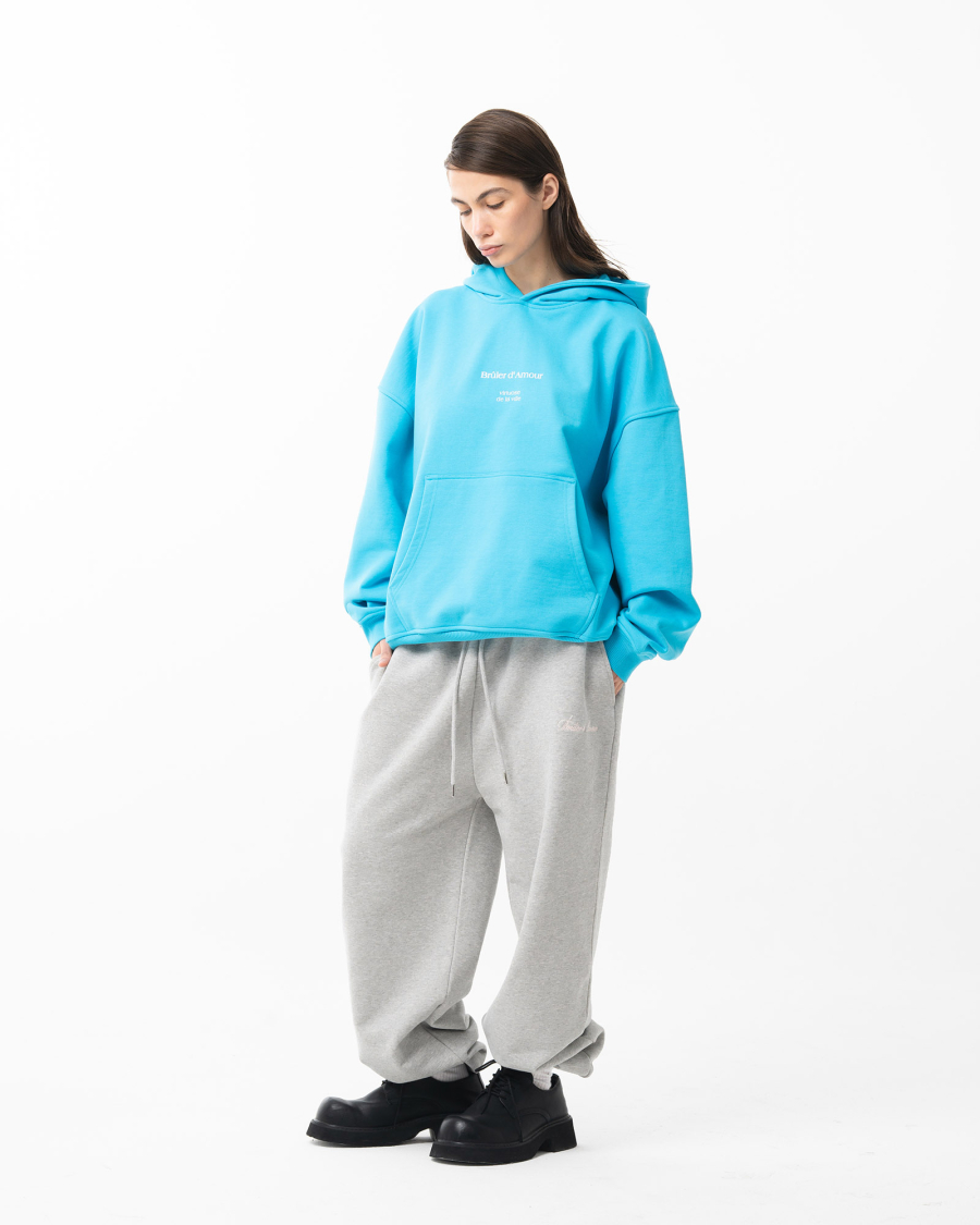 Худи Hoodie "Investigation" Brûler d'Amour, цвет: azure blue, BF2404C-3002-82 купить онлайн