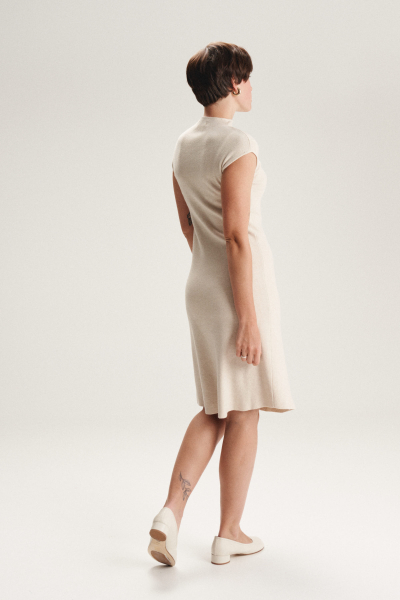 Платье трикотажное миди SAGAS, цвет: белый, 6100100 купить онлайн