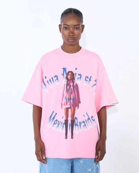 Футболка MEXICAN BRAIDS PINK