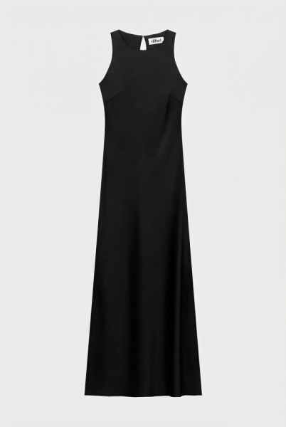 Платье макси с вырезом халтер