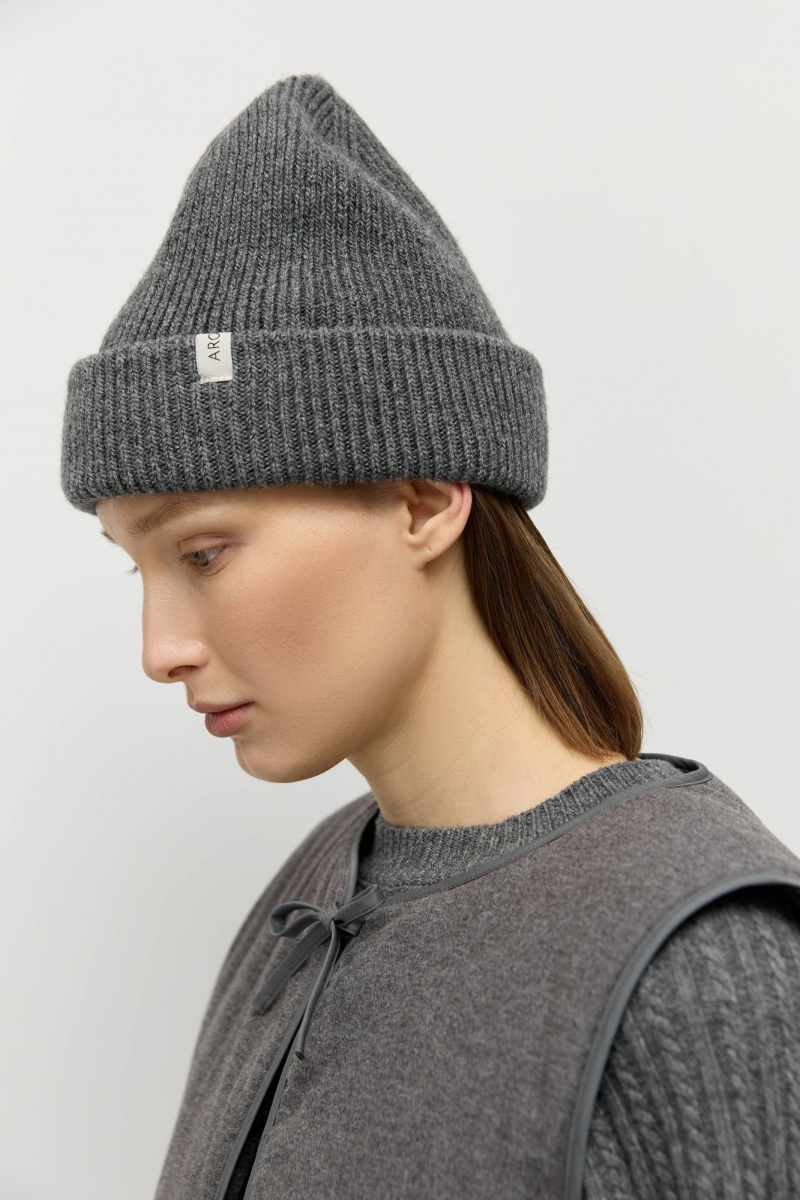 Жилет стеганый из фланели AROUND, цвет: графит, 212_39C03 купить онлайн