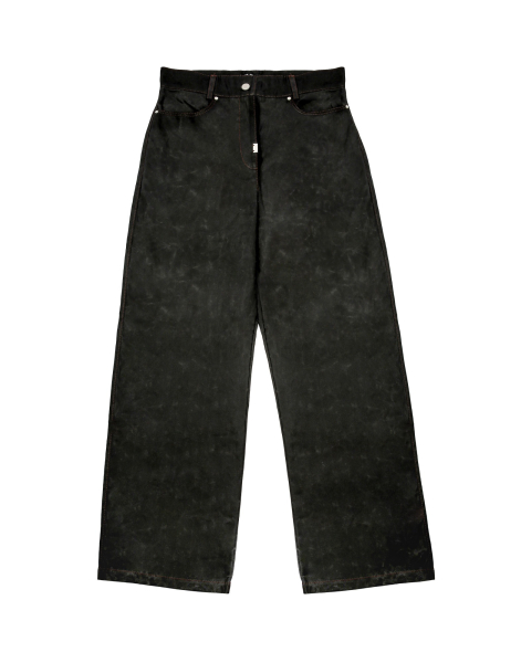 Брюки мужские WAXED JEANS SORRY, I’M NOT, цвет: Чёрный, HvoU2C3YhLNwEVfvlCgi-2 купить онлайн