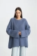 Джемпер крупной вязки Indigo Erist store, цвет: синий, НФ-00001743 купить онлайн