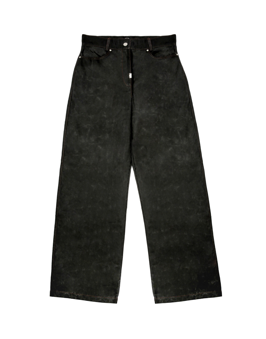 Брюки мужские WAXED JEANS SORRY, I’M NOT, цвет: Черный, HvoU2C3YhLNwEVfvlCgi-2 купить онлайн