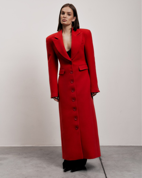 Пальто PARISIAN RED YONS, цвет: красный НФ-00000488 |новая коллекция купить онлайн
