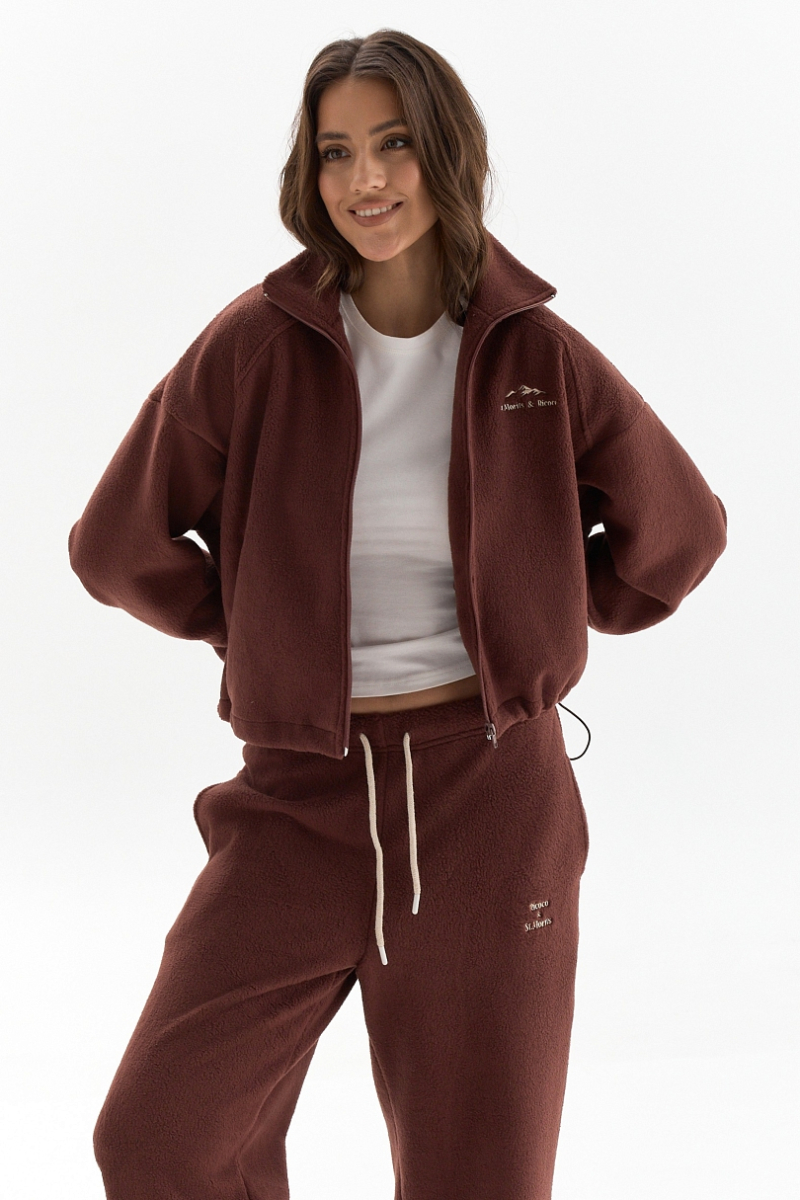 Толстовка из трикотажа teddy Alpine