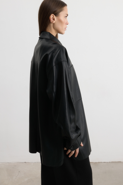 Рубашка из экокожи MIA AIM, цвет: Черный, MIA470 купить онлайн