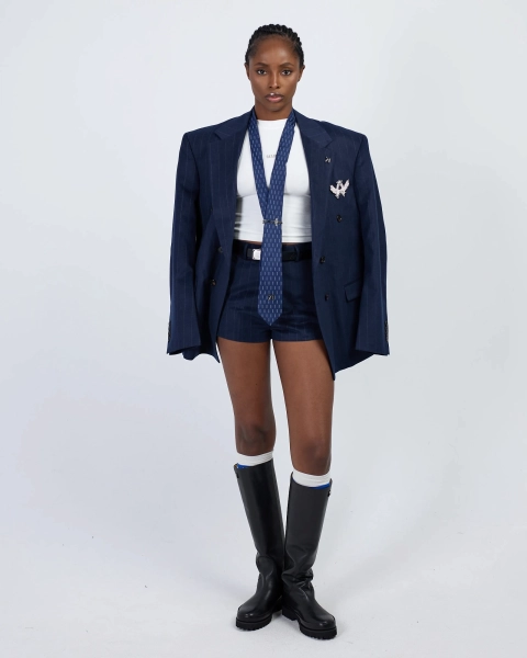 Шорты в полоску CL71 ASIA ST 71, цвет: синий, Ast71.CL-shorts-stripes-navy купить онлайн