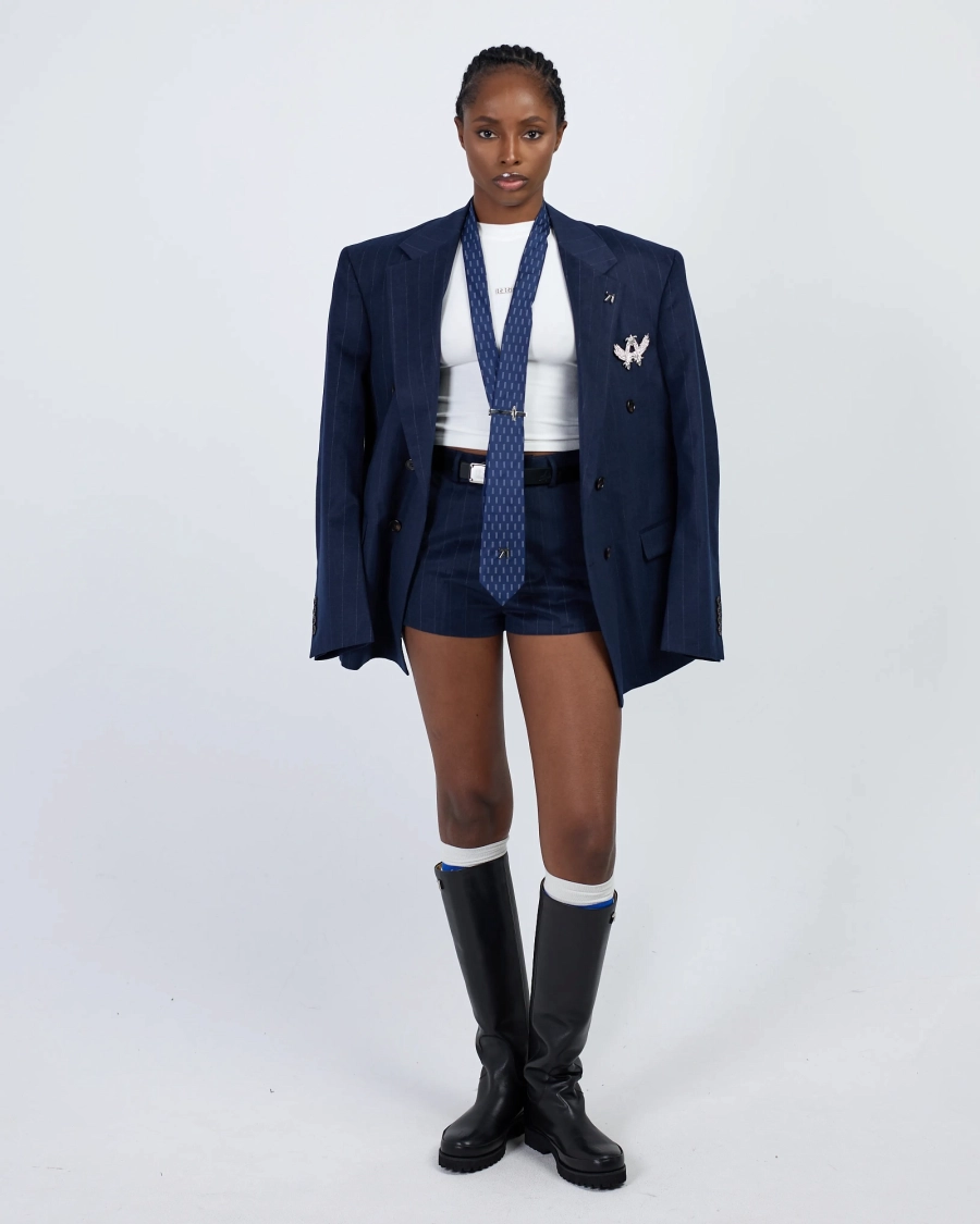 Шорты в полоску CL71 ASIA ST 71, цвет: синий, Ast71.CL-shorts-stripes-navy купить онлайн