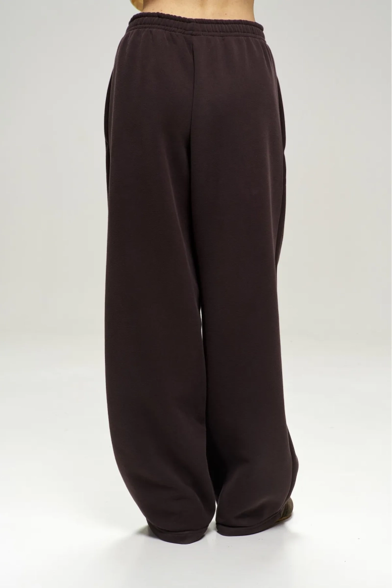 Брюки с начесом Brown Erist store, цвет: коричневый, НФ-00003019 купить онлайн