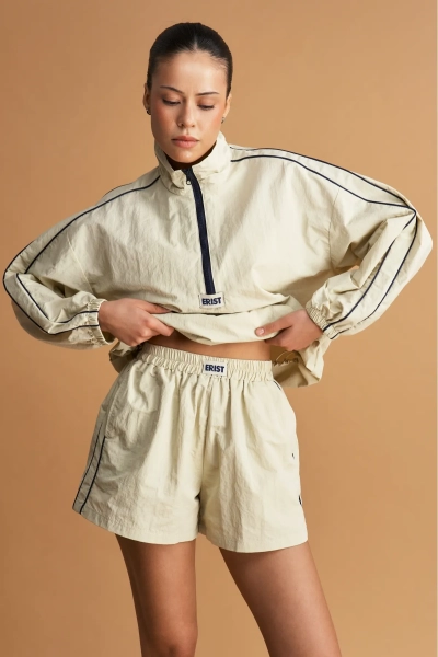 Костюм с лампасами Erist store, цвет: бежевый, НФ-00003893 купить онлайн