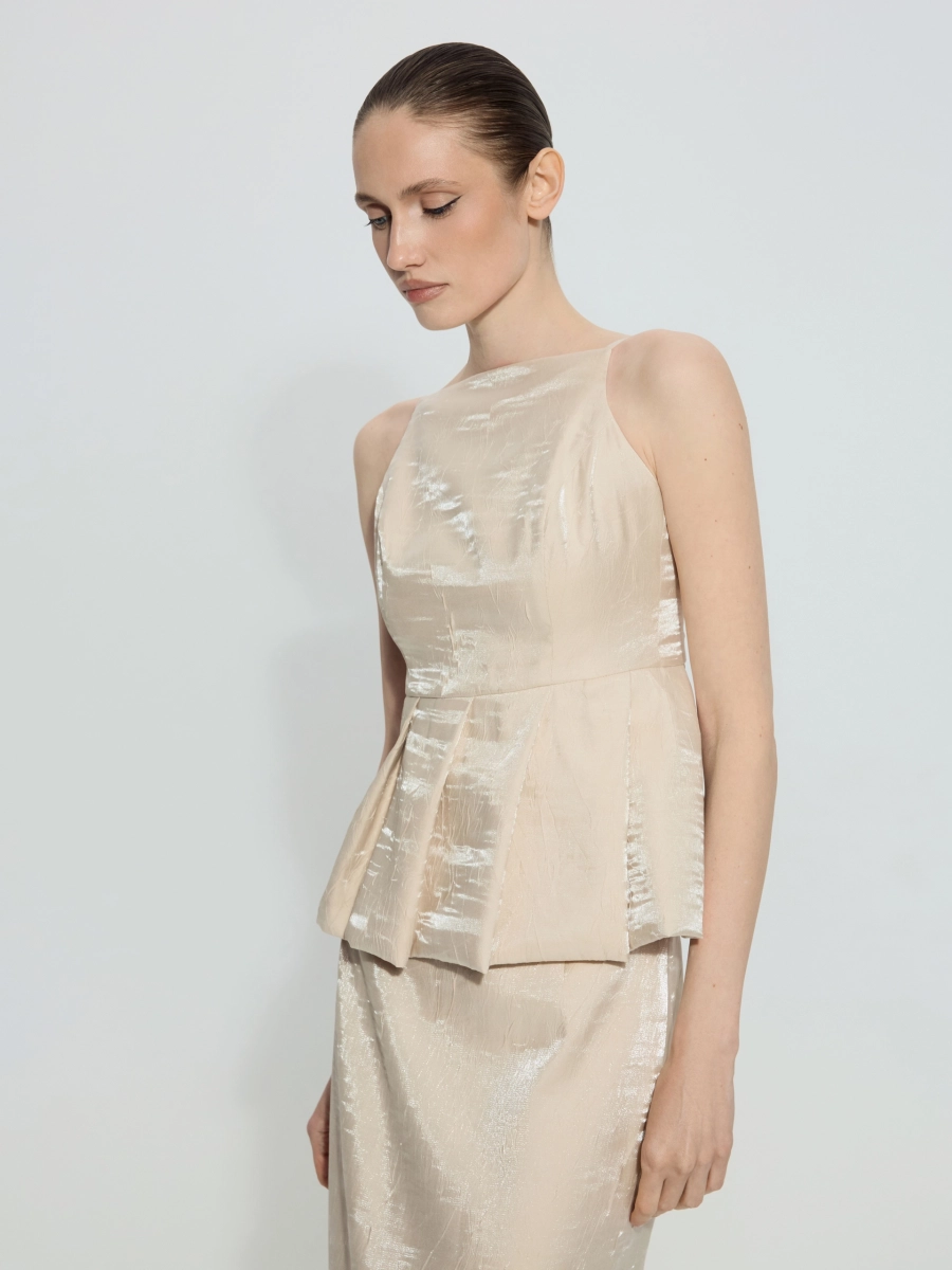 Топ LIKA ANNA PEKUN, цвет: бежевый, 34.2576.110 купить онлайн