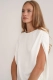 Пелерина fibi white issju, цвет: белый,  купить онлайн