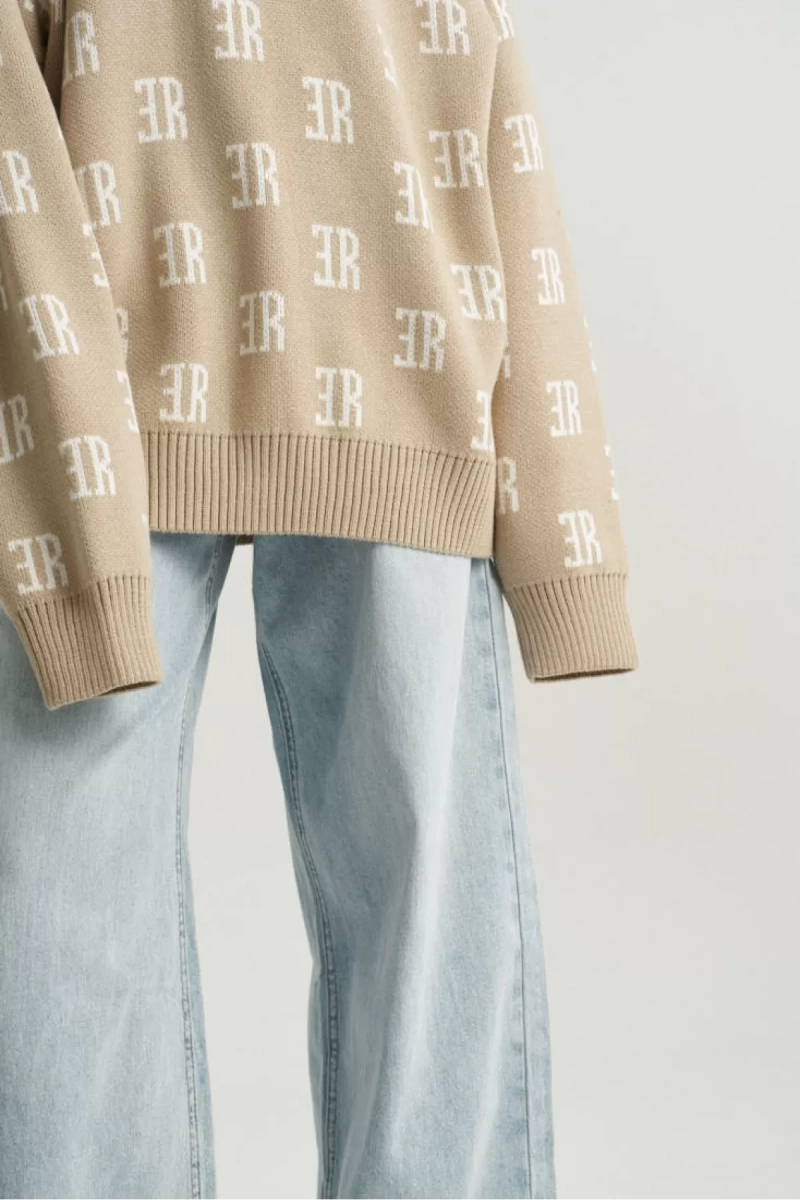 Джемпер Cotton Jacquard Beige
