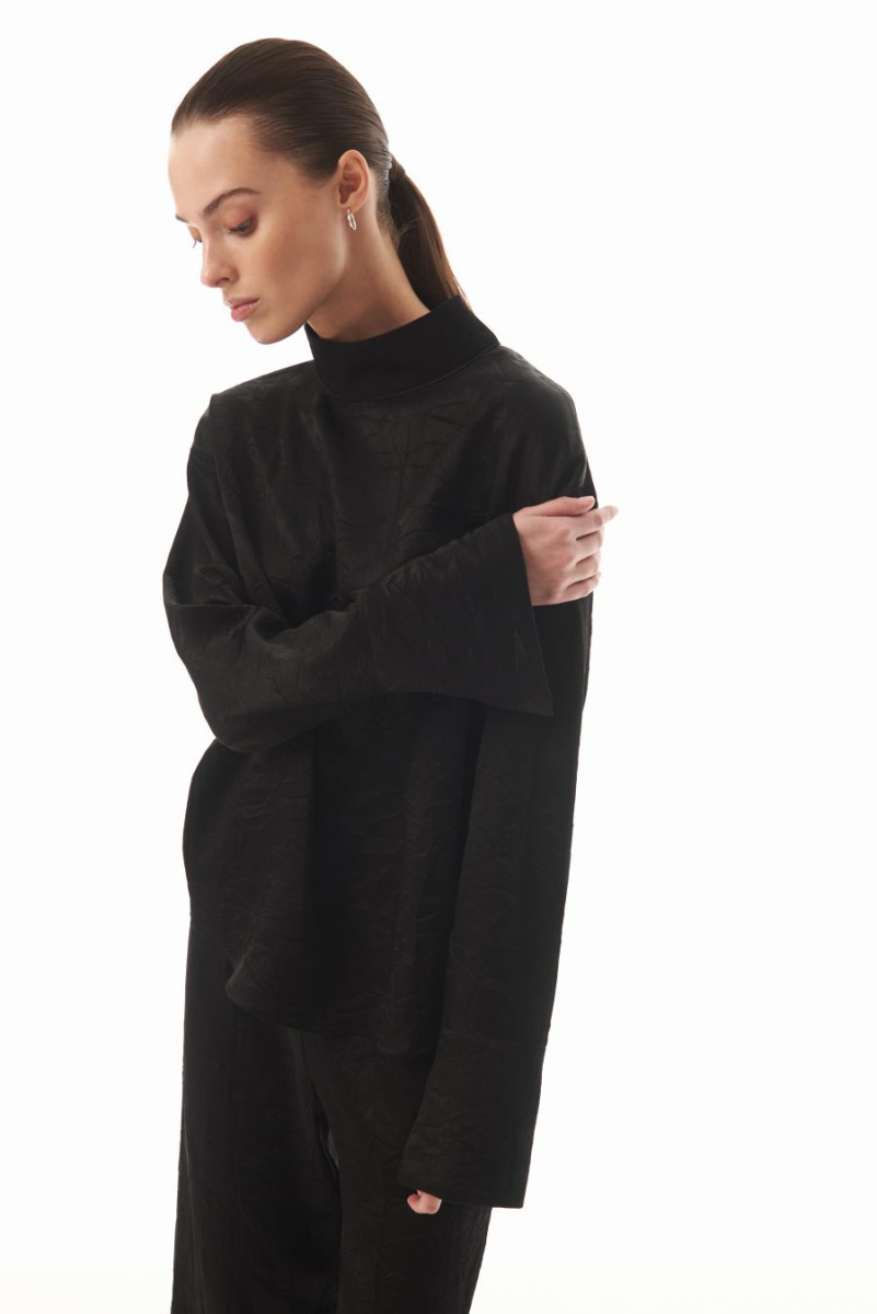 Блуза "Crush" CHUBA, цвет: Черный,  купить онлайн