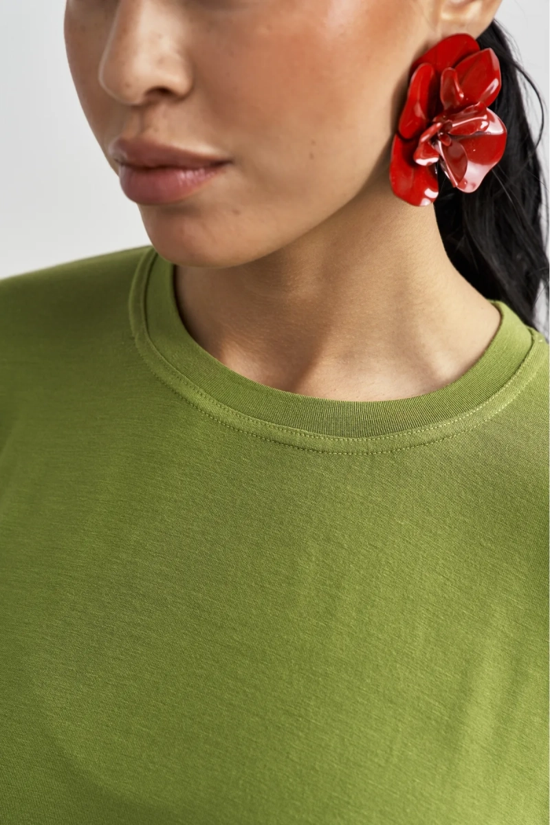 Лонгслив в цвете Лемонграсс Erist store, цвет: зеленый, НФ-00003511 купить онлайн