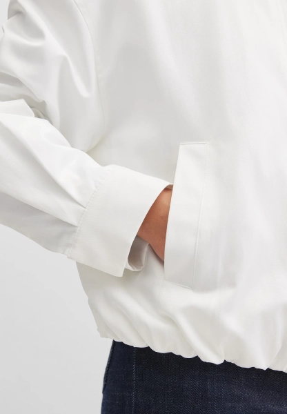 Хлопковый бомбер объемного кроя Marou, цвет: белый, Mar_26030203 купить онлайн