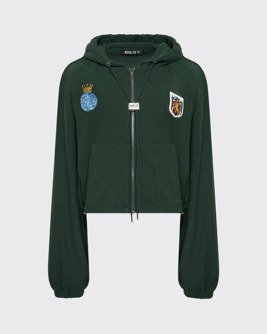 Костюм из мягкого хлопка с гербом ASIA ST 71, цвет: зеленый,  купить онлайн