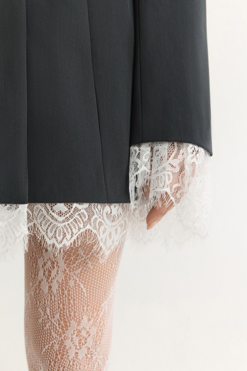 Жакет с кружевной отделкой TOPTOP, цвет: серый, TTS.060.18560.800 купить онлайн