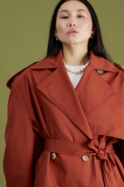 Тренч MIA AIM, цвет: терракотовый, MIA738 купить онлайн