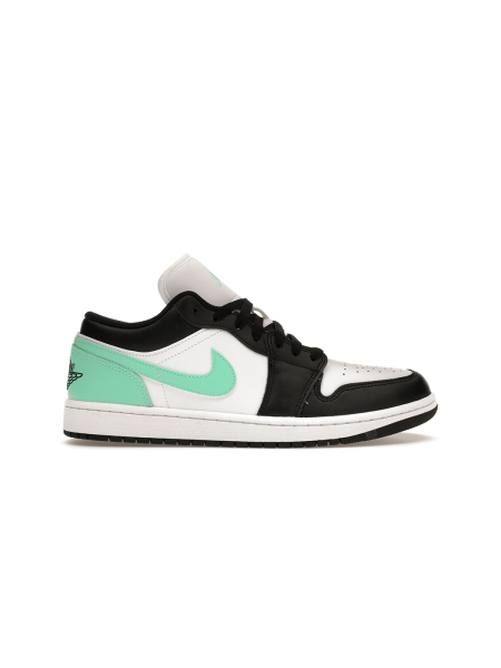 Кроссовки мужские Jordan 1 Low "Green Glow" NKDADDYS SNEAKERS, цвет: белый 553558-131 купить онлайн