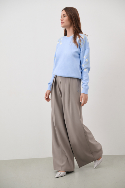 Хлопковый джемпер DREAMS BY ALENA AKHMADULLINA, цвет: голубой, 225104140304343/411000 купить онлайн