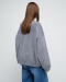 Свитшот washed с крошением ASYA SEMYONOVA, цвет: графит, 00-00001870 купить онлайн