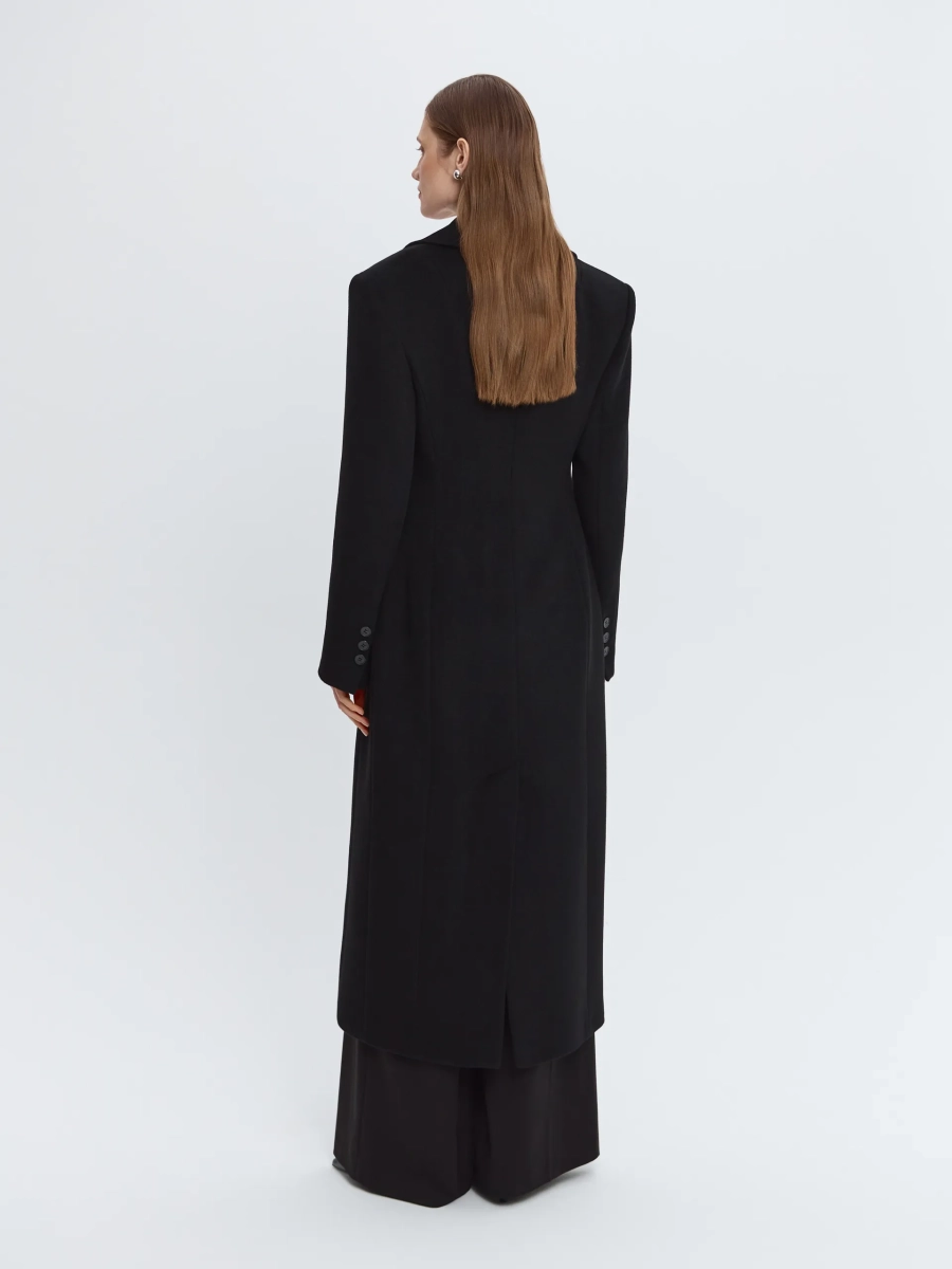 Пальто из шерсти ANNA PEKUN, цвет: Черный, 15.2337.904 купить онлайн