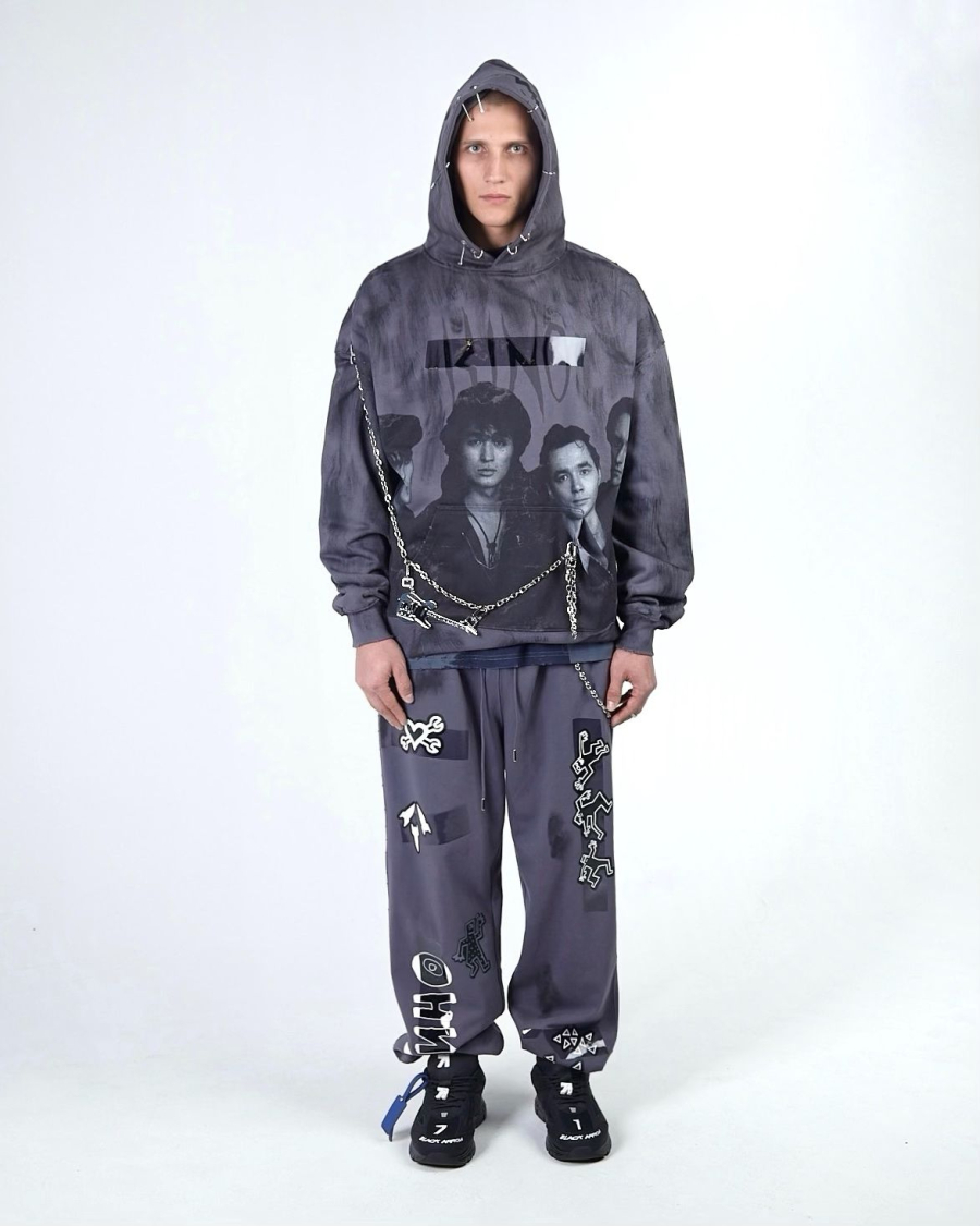 Джоггеры KINO DRAWINGS PATCH DUST BLUE ASIA ST 71, цвет: синий, Ast71.kino-jogg-draw-dustblue купить онлайн