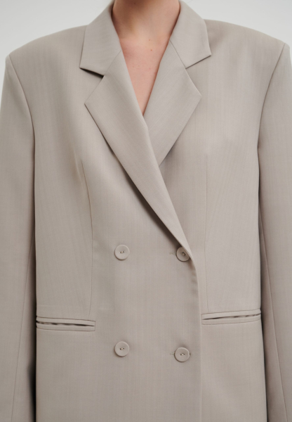 Двубортный жакет CHUBA, цвет: Тауп,  купить онлайн