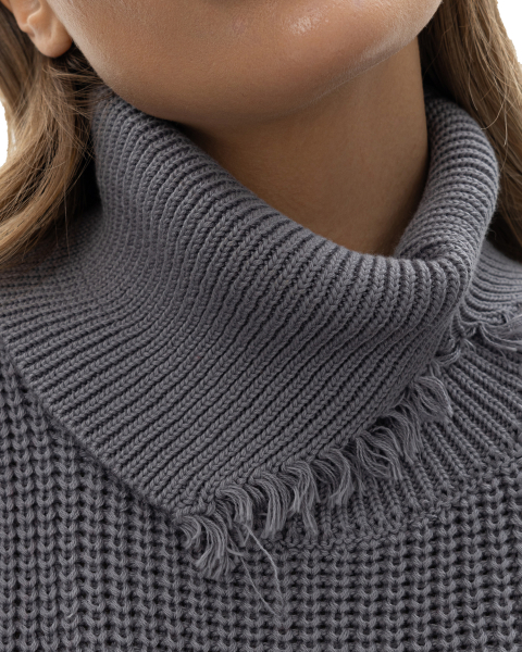 Свитер KNITTED с высоким воротом Suborbia, цвет: Graphite, 04288 купить онлайн